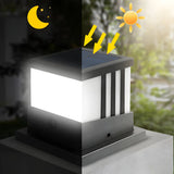 Simple Square Outdoor LED Pathway Table Lamp Warm Light Image - 7