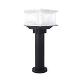 Simple Square Solar Garden Path Outdoor Table Lamp Image - 7