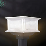 Simple Square Solar Garden Path Outdoor Table Lamp Image - 9