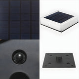 Simple Square Solar Outdoor Waterproof Post Caps Light Image - 9