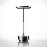 Simple Stylish Geometric Shade LED Metal Table Lamp Image - 10