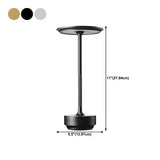 Simple Stylish Geometric Shade LED Metal Table Lamp Image - 23