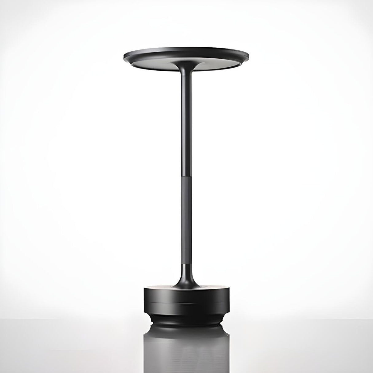 Simple Stylish Geometric Shade LED Metal Table Lamp Image - 8