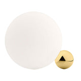 Simple Stylish Glass Ball Gold Decor Moon Table Lamp Image - 5