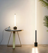 Simple Tubular LED Bedside Candle Cordless Table Lamp Image - 12