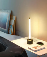 Simple Tubular LED Bedside Candle Cordless Table Lamp Image - 17