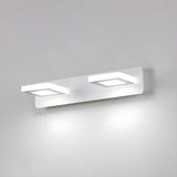 Simple Unique White Multi-Light Round Vanity Light Image - 32