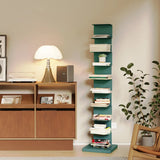 Simple Vertical Alloy Rectangular Etagere Bookcase Image - 1