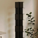 Simple Vertical Alloy Rectangular Etagere Bookcase Image - 12