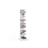 Simple Vertical Alloy Rectangular Etagere Bookcase Image - 24