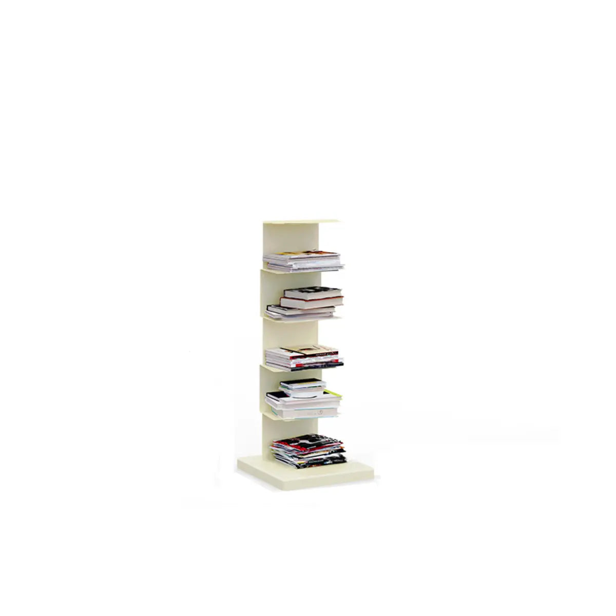 Simple Vertical Alloy Rectangular Etagere Bookcase Image - 41