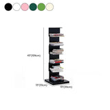 Simple Vertical Alloy Rectangular Etagere Bookcase Image - 44