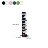 Simple Vertical Alloy Rectangular Etagere Bookcase Image - 46