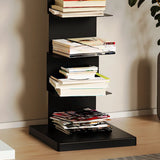 Simple Vertical Alloy Rectangular Etagere Bookcase Image - 7