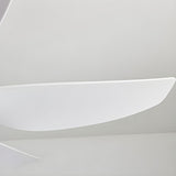 Simple White 6 Blades Windmill LED Ceiling Fan Light Image - 12