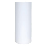 Simple White Cylindrical Floor Lamp Landscape Lighting Image - 10