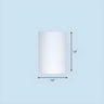 Simple White Cylindrical Floor Lamp Landscape Lighting Image - 2