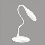 Simple White Flexible LED Desk Lamp with Touch Control #size