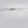 Simple White Linear LED Bathroom Vanity Light Fixture Image - 3