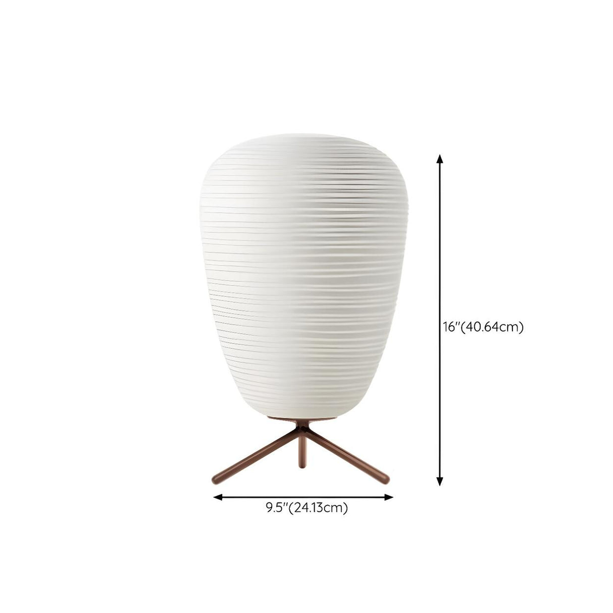 Simple White Round Geometric Glass Decor Table Lamp Image - 12