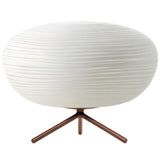 Simple White Round Geometric Glass Decor Table Lamp Image - 5