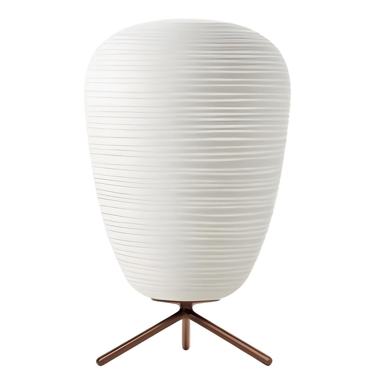 Simple White Round Geometric Glass Decor Table Lamp Image - 7