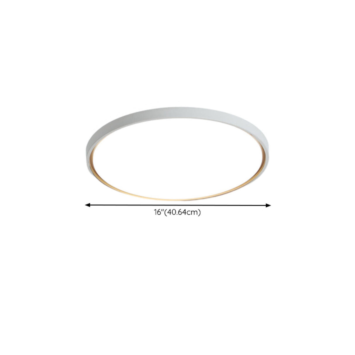 Simple White Round LED Flush Mount Ceiling Lamp Bedroom  Image - 14