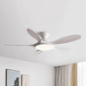 Simple Wood Grain 5 Blade Ceiling Fan with LED Light Image - 6