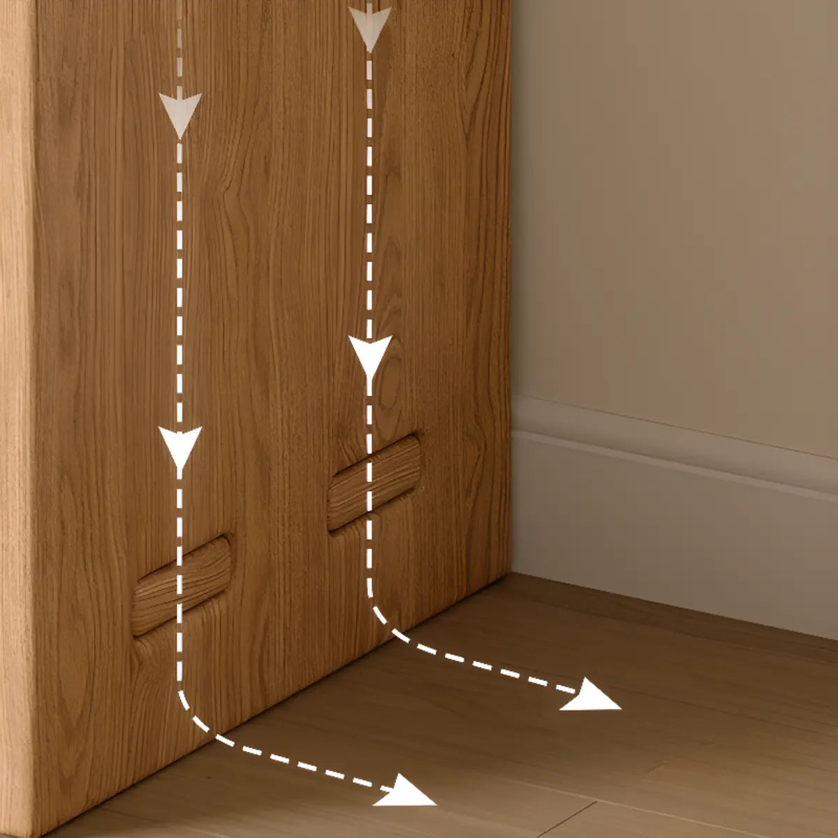 Simple Wood Modular Cubic Vertical Storage Bookcase Image - 14