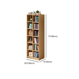 Simple Wood Modular Cubic Vertical Storage Bookcase Image - 20