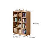 Simple Wood Modular Cubic Vertical Storage Bookcase Image - 28