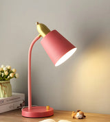 Simple Yellow Cone Adjustable Metal Study Table Lamp Image - 15