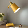 Simple Yellow Cone Adjustable Metal Study Table Lamp Image - 4