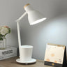 Simple Yellow Metal Adjustable Table Lamp with Pen Holder Image - 3