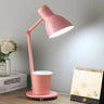 Simple Yellow Metal Adjustable Table Lamp with Pen Holder Image - 5