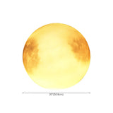 Simple Yellow Moon Metal Pillar Outdoor Table Lamp Image - 21