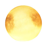 Simple Yellow Moon Metal Pillar Outdoor Table Lamp Image - 6