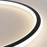 Simplicity Bedroom Circle LED Flush Mount Ceiling Light Image - 16