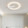 Simplicity Bedroom Circle LED Flush Mount Ceiling Light Image - 3