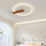 Simplicity Bedroom Circle LED Flush Mount Ceiling Light Image - 4