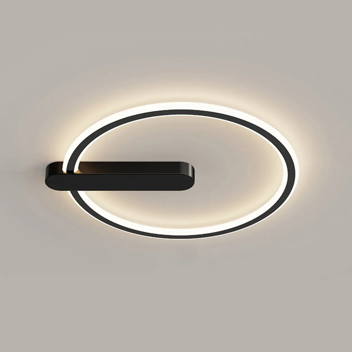 Simplicity Bedroom Circle LED Flush Mount Ceiling Light Image - 9