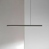 Simplicity Black Linear LED Island Pendant Light Image - 16