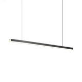 Simplicity Black Linear LED Island Pendant Light Image - 5