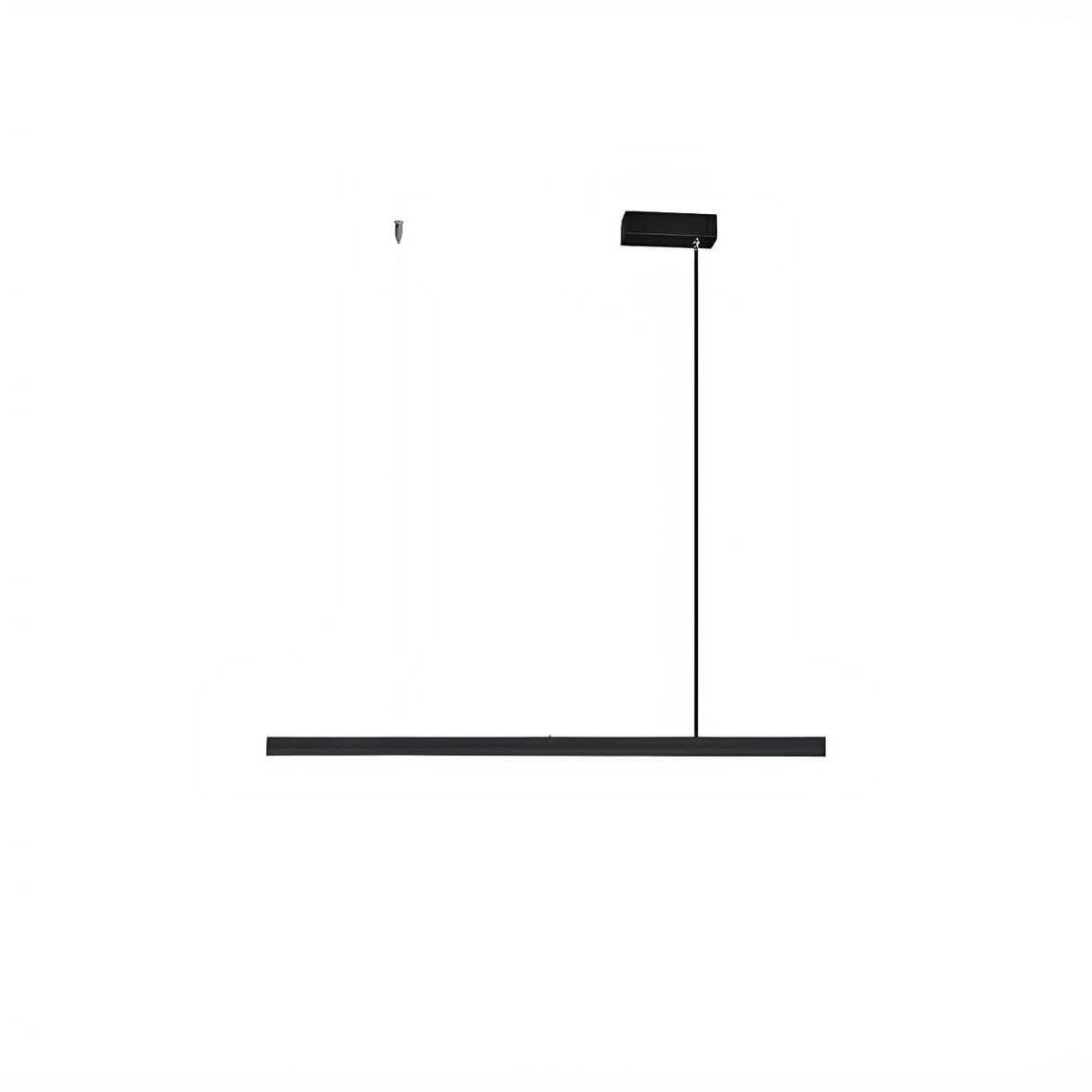 Simplicity Black Linear LED Island Pendant Light Image - 9