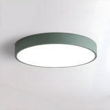 Simplicity Colorful Round LED Flush Mount Ceiling Light Image - 2