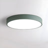 Simplicity Colorful Round LED Flush Mount Ceiling Light Image - 2