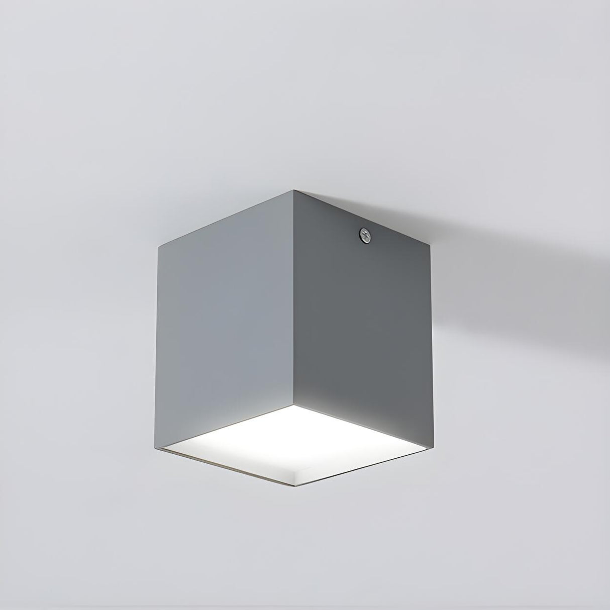 Simplicity Entrance Black Cube LED Flush Mount Light Image - 12