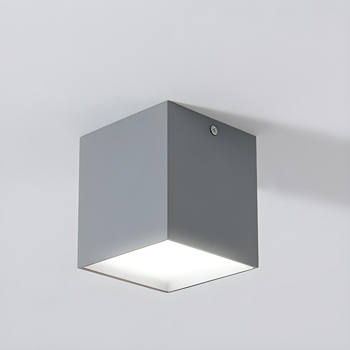 Simplicity Entrance Black Cube LED Flush Mount Light Image - 13