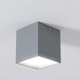 Simplicity Entrance Black Cube LED Flush Mount Light Image - 14