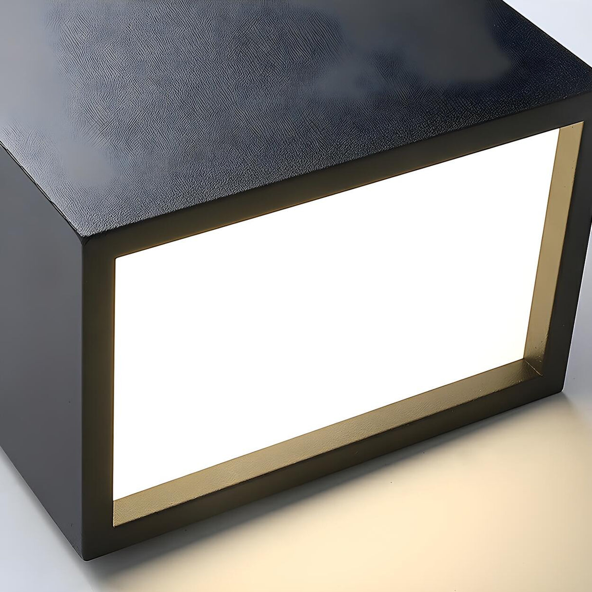 Simplicity Entrance Black Cube LED Flush Mount Light Image - 17